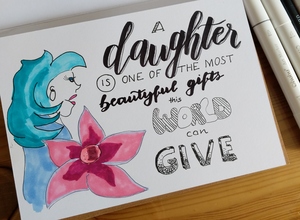 Handlettering - Schöne Karten selbst gestalten live online via Skype (persönlicher Einzelunterricht/keine Videoaufzeichnungen)