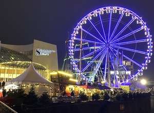 Kölner Hafen-Weihnachtsmarkt am Schokoladenmuseum