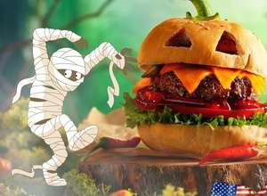 Teenager-Kochkurs "USA - Halloween-Burger