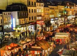 Mittelalterlicher Markt zur Weihnachtszeit