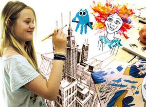 4 Tage Kunstcamp im Malsalon - kreatives Ferienprogramm im Winter