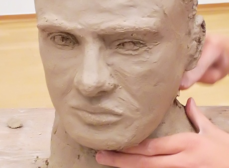 Portraitmodellieren mit Ton