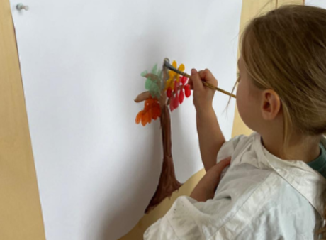 Kreative Malreise im Stehen für Groß & Klein