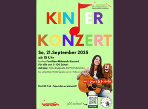 Mitmach-Konzert Music-Mule und Löwenstarke Kinder