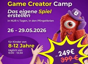 Game Creator Camp in den Pfingstferien