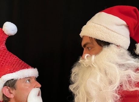 Weihnachtsmann Fred und Weihnachts-Manfred