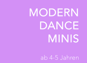 MODERN DANCE MINIS ab 4 Jahren 