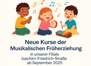 Neue Kurse der Musikalischen Früherziehung