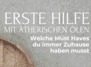 Erste Hilfe mit ätherischen Ölen via WhatsApp Themenwoche