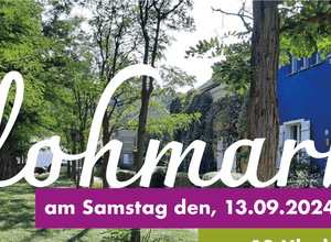 Flöhmarkt in der Tuschkastensiedlung nahe Sbhf. Grünau