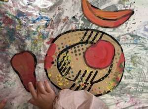 Kreatives Spiel für Kinder 3-4 Jährige