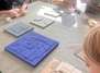 Geometric Relief Art Workshop für kreative Kinder