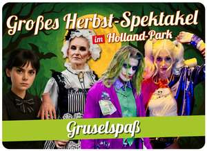 Großes Herbst-Spektakel im Holland-Park: Gruselspaß