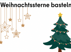Wir basteln Weihnachtssterne aus Butterbrottüten