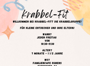 Krabbel-Fitt für Babys von 7 Monaten - 1 1/2 Jahren. 