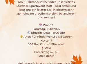 Outdoor Eltern-Kind-Sport