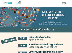 kostenloser Workshop: Familie und Arbeit organisieren