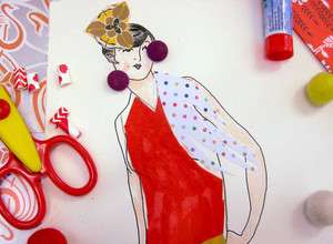 Glitzer, Glamour & Design - Familiensonntag im Bröhan Museum