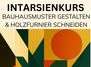 Bauhausdesign in Holzfurnier. Intarsienkurs.