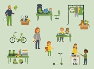 Kindersachenbasar der Wolfbuschschule S-Weilimdorf