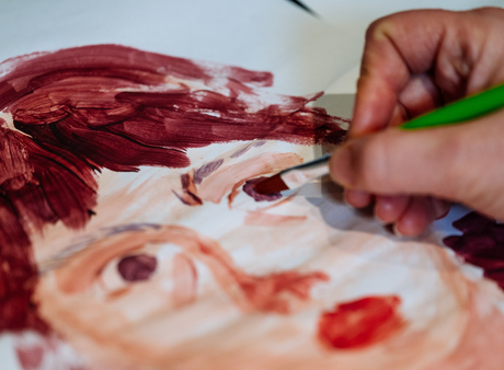 Aktionstage - Portraits gestalten