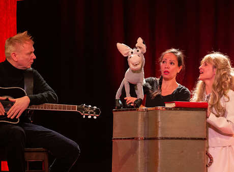 Die Weihnachtsgeschichte erzählt vom Engel und vom Esel 