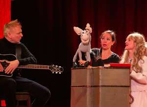 Die Weihnachtsgeschichte erzählt vom Engel und vom Esel 