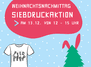 Weihnachtsnachmittag: Siebdruckaktion