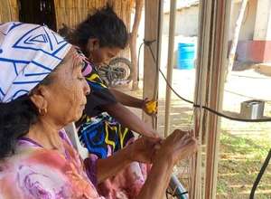 Das Geschenk der Spinne. Web-, Häkel- und Strickworkshops