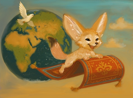 Alfulimux, der Wüstenfuchs 