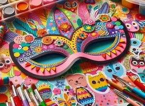 Kunterbunt: Bastel-Workshop "Faschingsmasken"