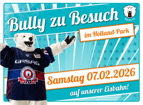 Bully von den Eisbären zu Besuch in Holland-Park