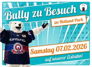 Bully von den Eisbären zu Besuch in Holland-Park