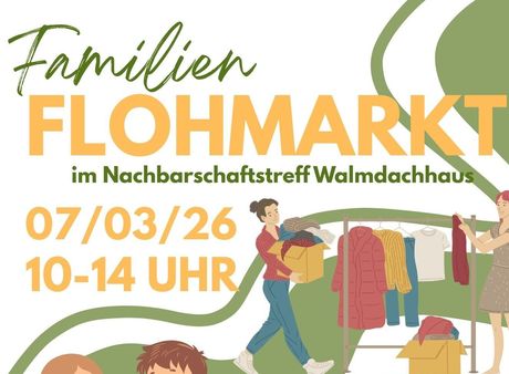 Familienflohmarkt im Nachbarschaftstreff Walmdachhaus