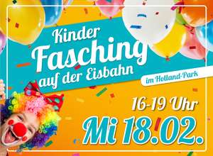 Kinder Fasching auf der Eisbahn im Holland-Park