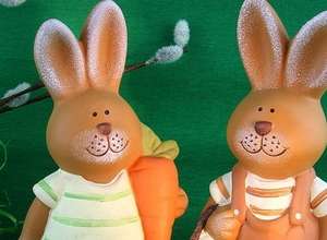 Sieben kleine Osterhasen