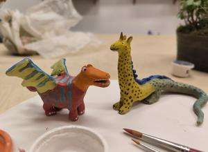 Ferienkurs "Fantastische Tiere!" - Malerei und Keramik