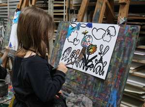 Malkurs am Samstag in Berlin Mitte, ab 3 Jahren