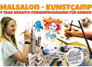4 Tage Kunstcamp im Malsalon - kreatives Ferienprogramm