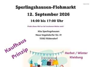 Kinderflohmarkt im Kaufhausprinzip