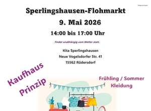 Kinderflohmarkt im Kaufhausprinzip