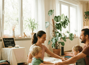 Familienyoga im Jenfeld Haus in Hamburg 