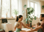 Familienyoga im Jenfeld Haus in Hamburg 