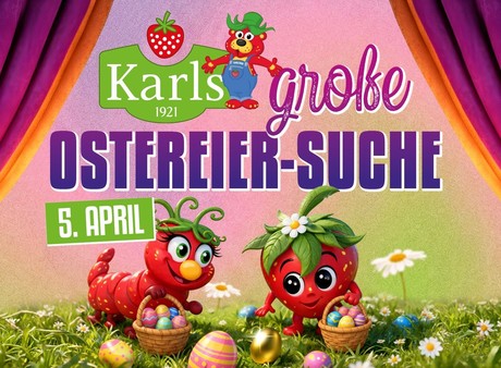 Ostereier-Suche in Karls Erlebnis-Dorf in Döbeln🐣