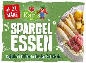 Die Spargelzeit in Karls Erlebnis-Dorf in Elstal!