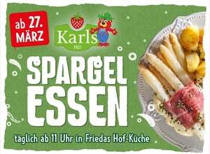 Die Spargelzeit in Karls Erlebnis-Dorf in Loxstedt!