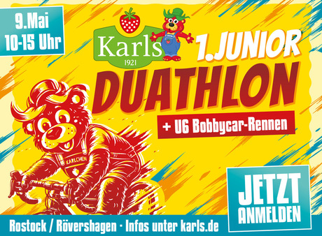 Karls 1. Junior-Duathlon in Rövershagen 🚴‍♂️🏃‍♀️