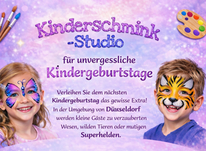 🎨✨ Professionelles Kinderschminken & Glitzer-Tattoos ✨