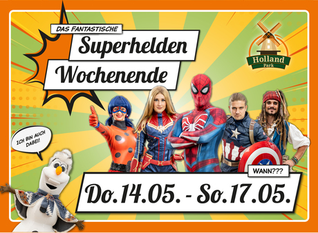 Superhelden Wochenende im Holland-Park
