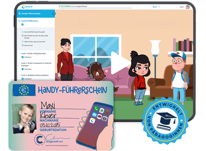 Handy-Führerschein: interaktiver Video-Onlinekurs